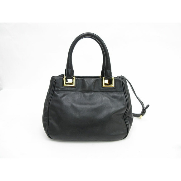 Prada Bag Shoulder Black 2Way Leather - Picture 1 of 9
